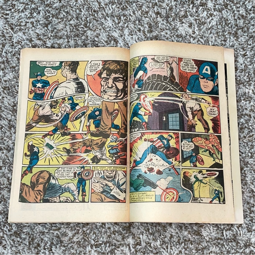 VINTAGE 1966 MARVEL FANTASY MASTERPIECES Captain America Comic #3 - Picture 8 of 10